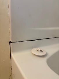 Mold in bathroom tub