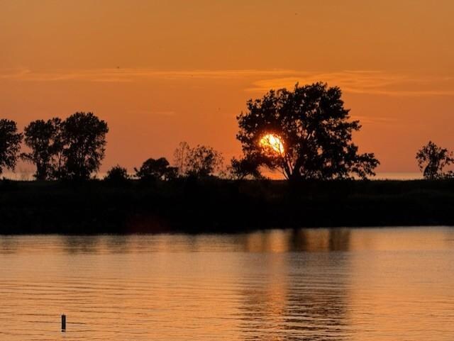 Lake Erie Sunset from backyard patio