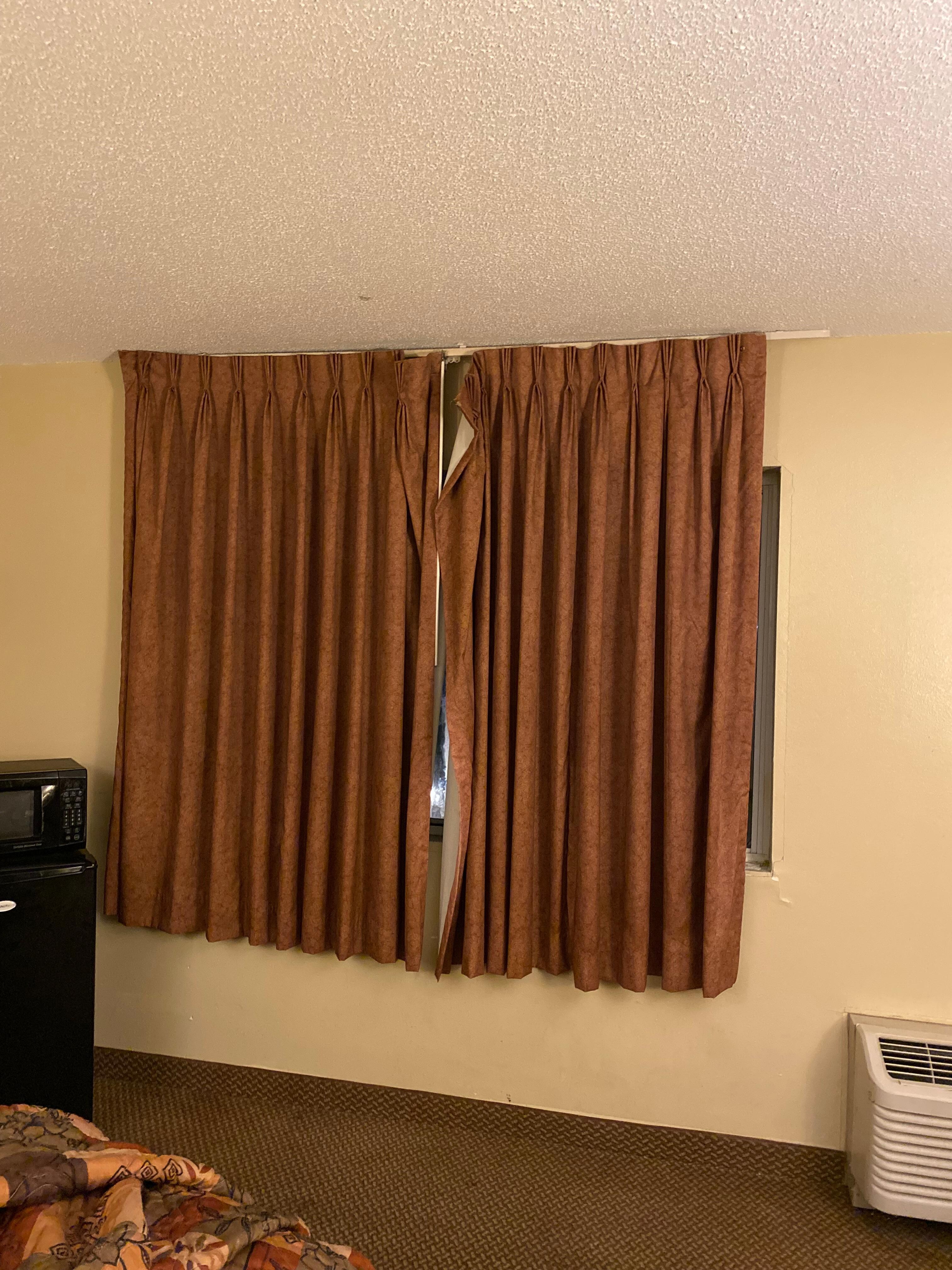Curtains coming down