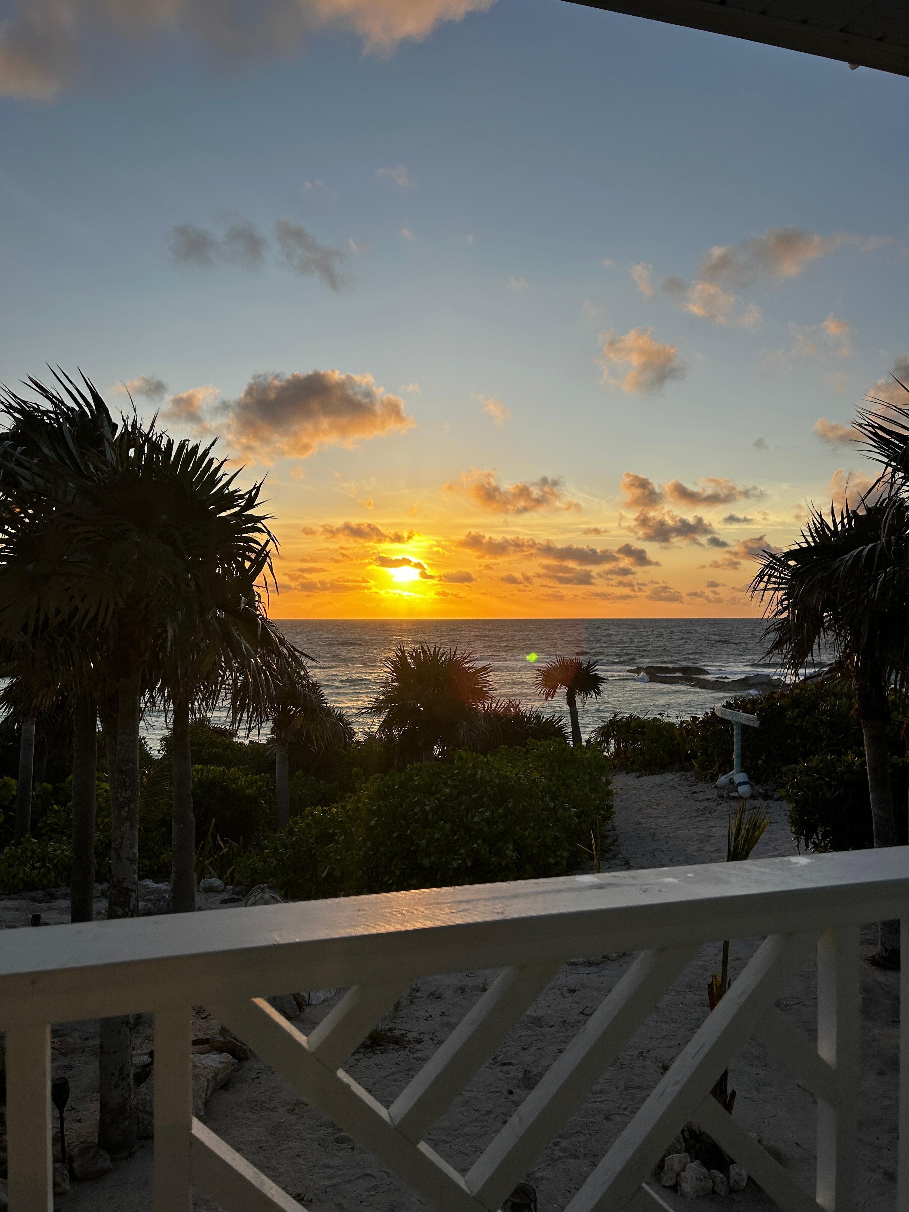 Sunrise 1 from back deck