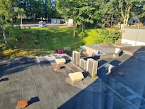 Aircon units outside our window