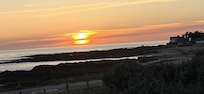 Sunset from the balcony.