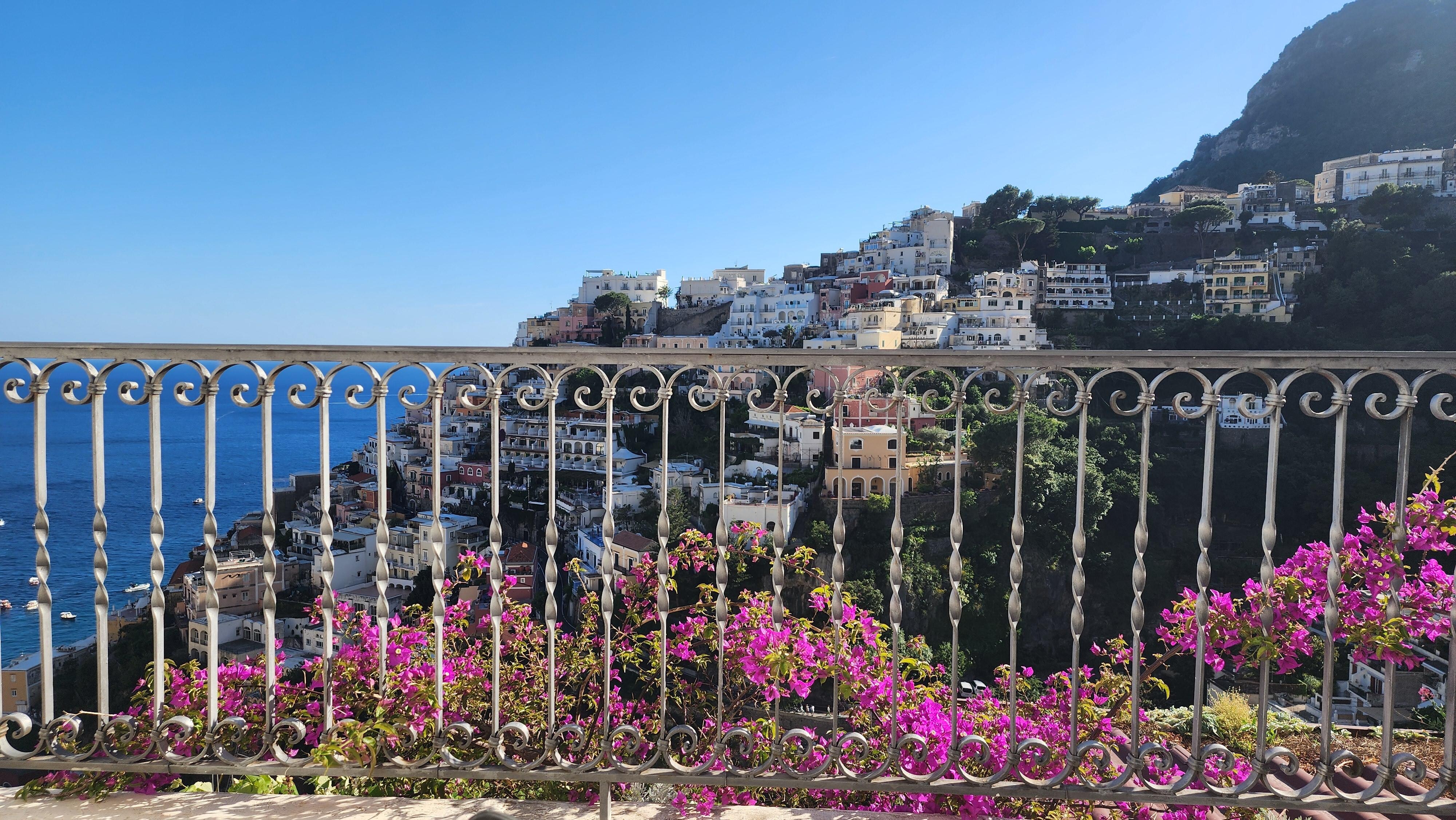 View from the house balcony