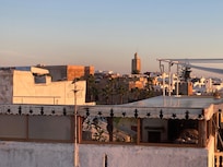 Terrasse surplombant rabat