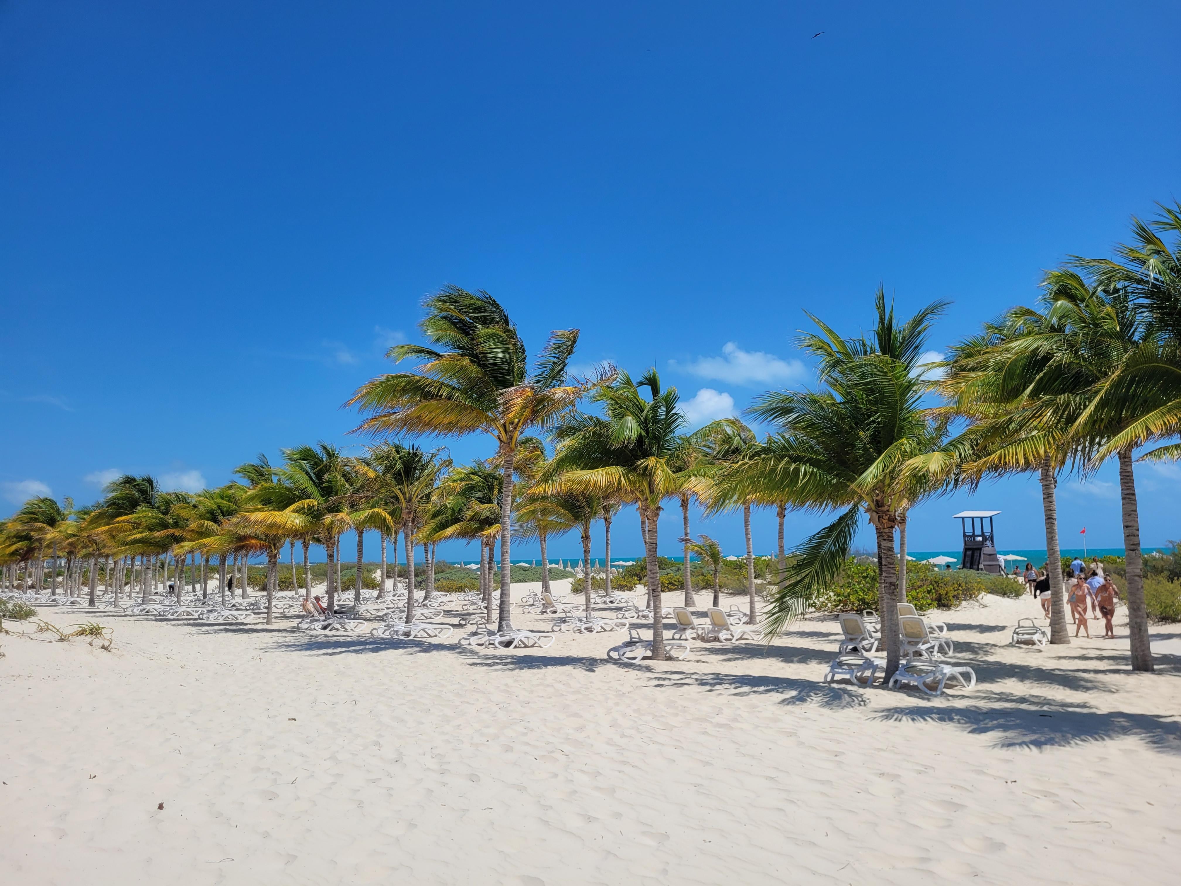 View of the walk out to the beach