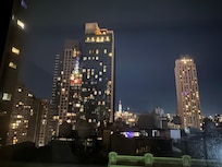 View from the room (21st floor)