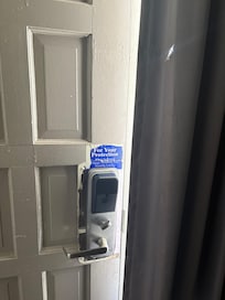 I didn’t feel secured at all, had to put a chair to double lock it.