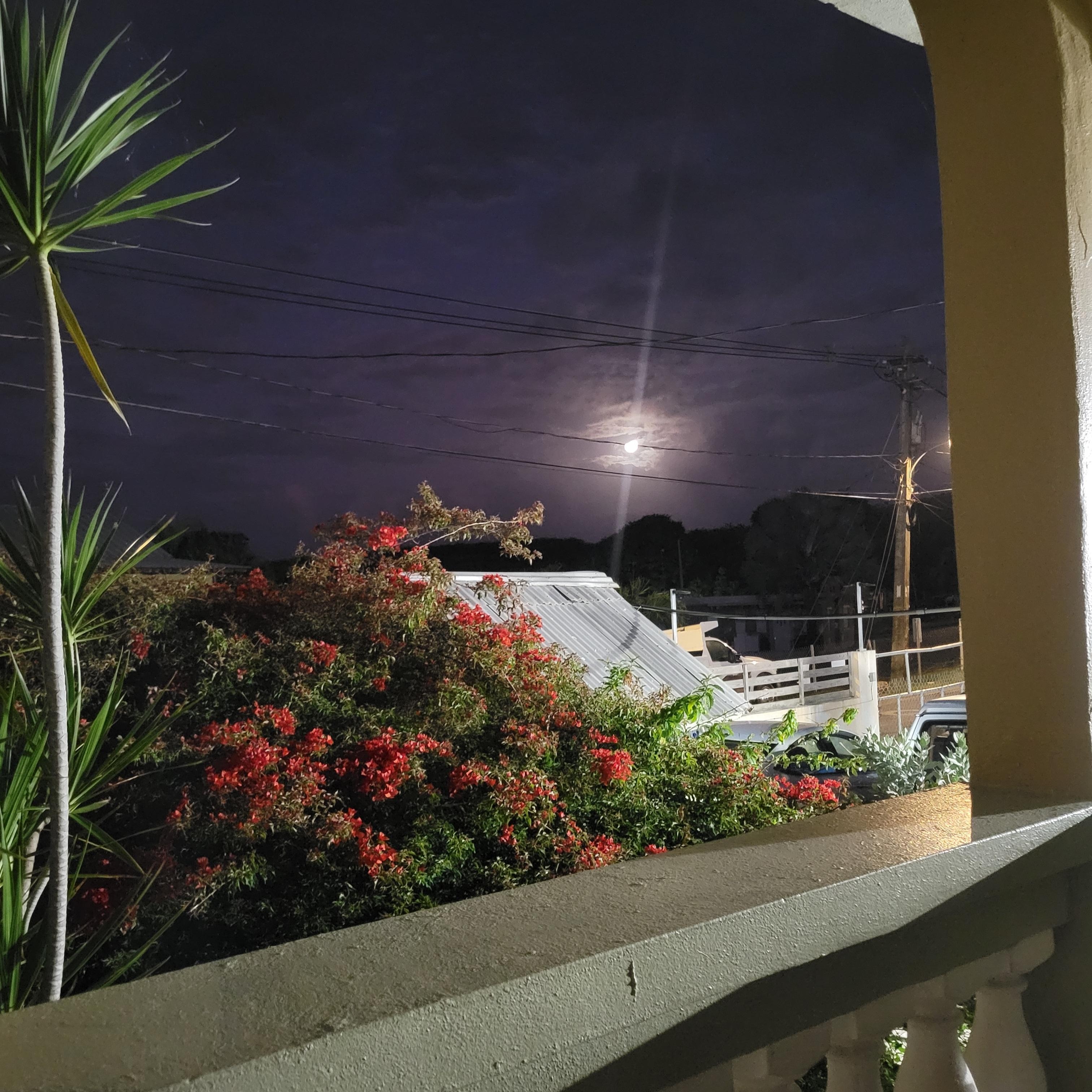 Moon from front porch