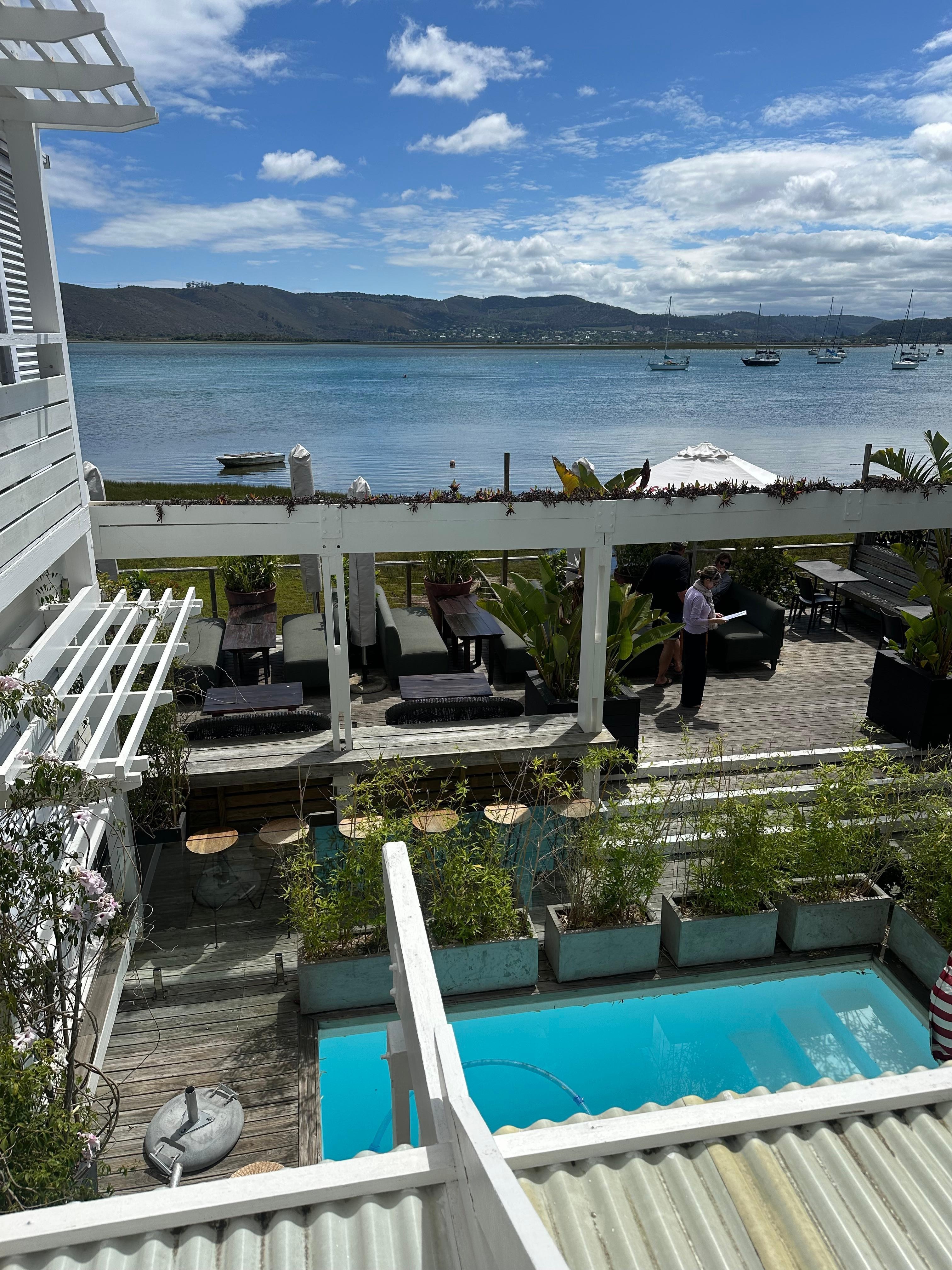 View from our balcony