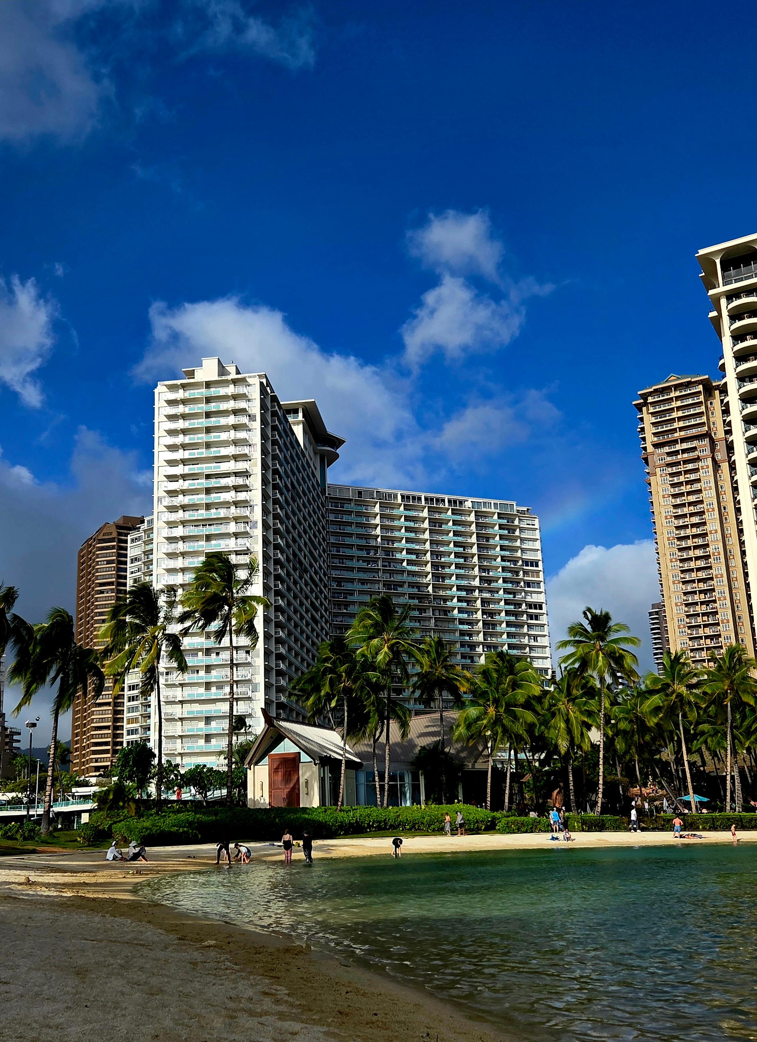 View of Ilikai from Lagoon