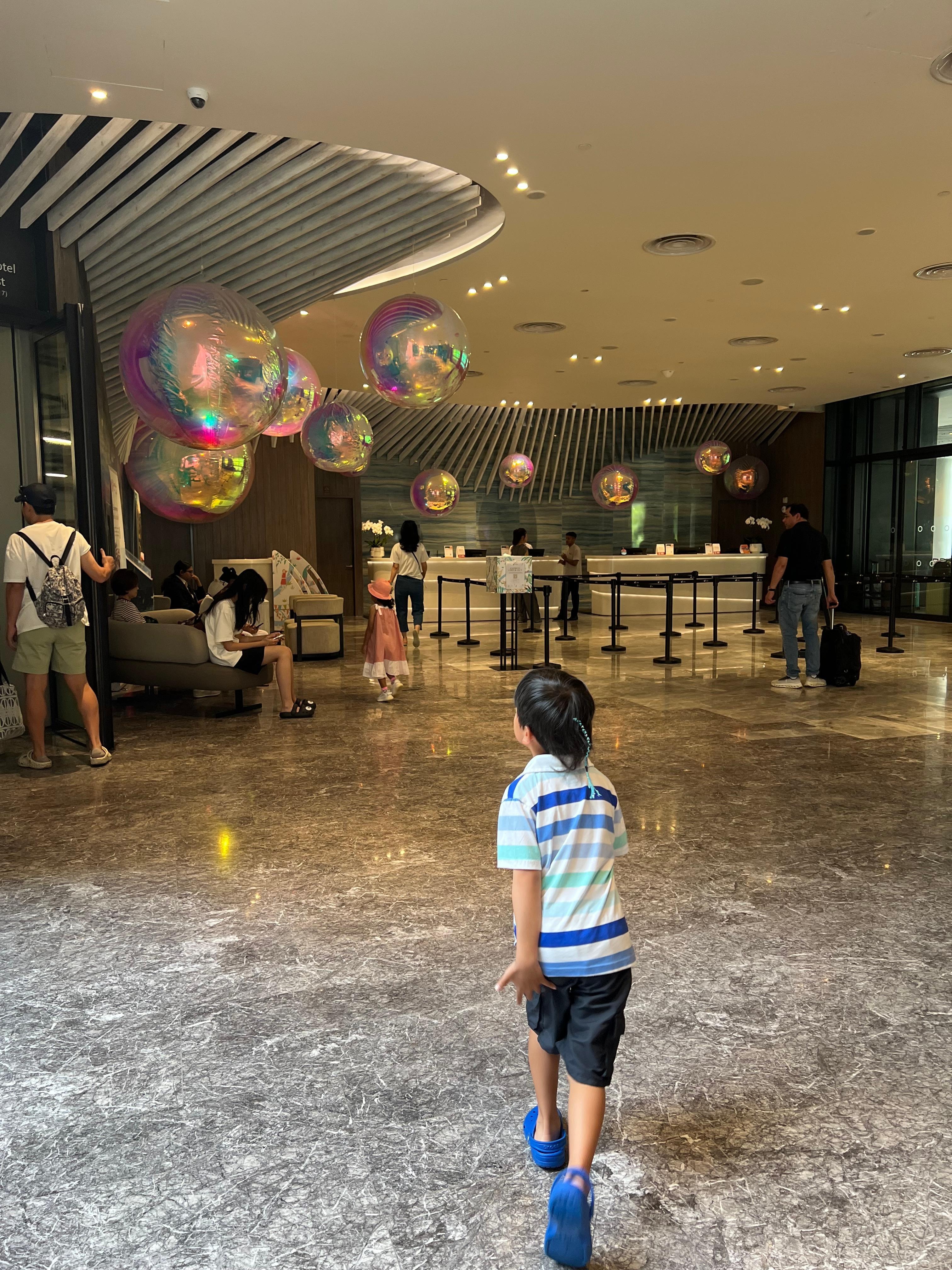 Lobby, check in counter