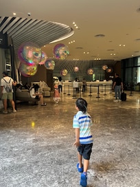 Lobby, check in counter