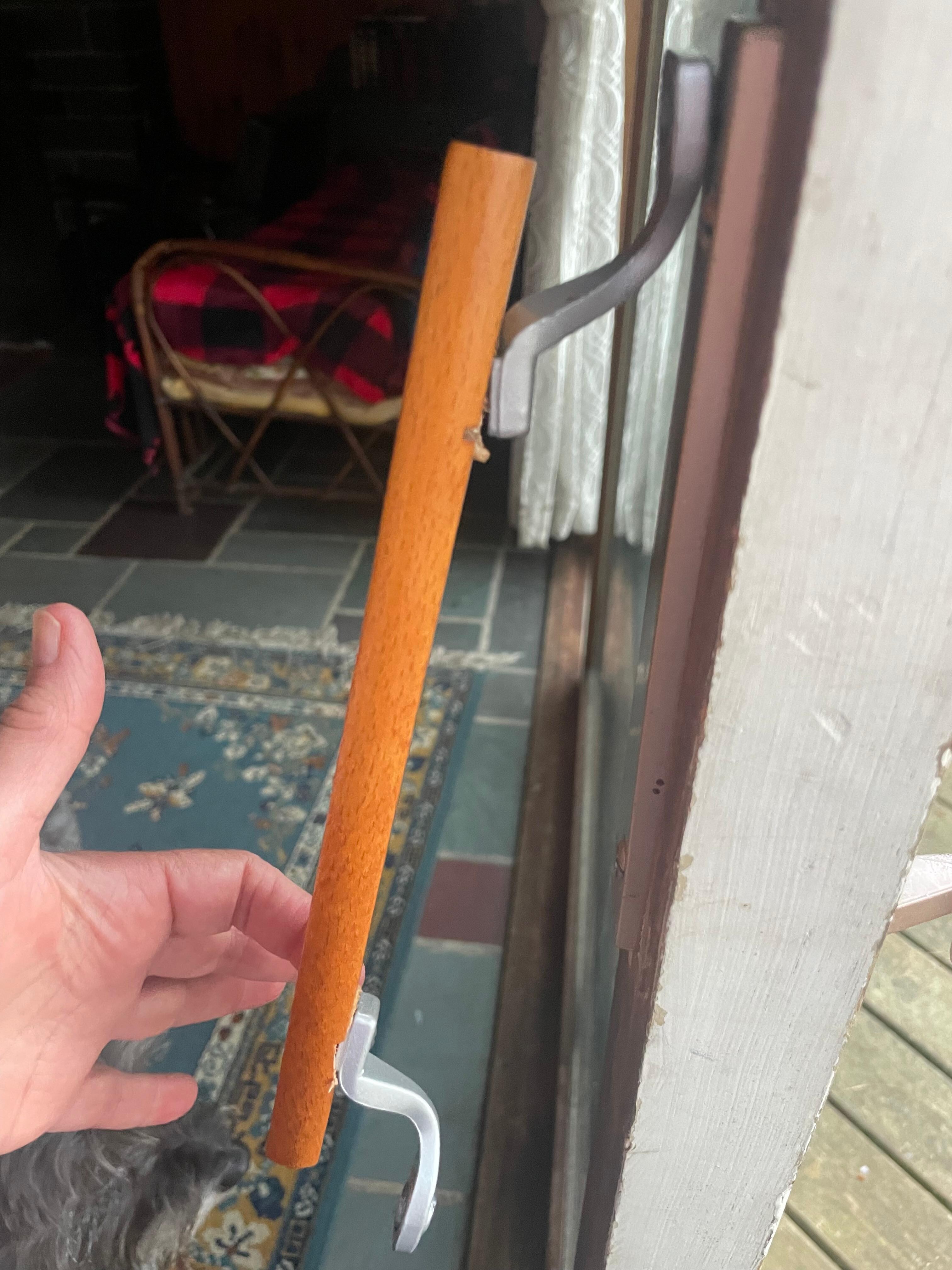 Broken handle on slider to deck.