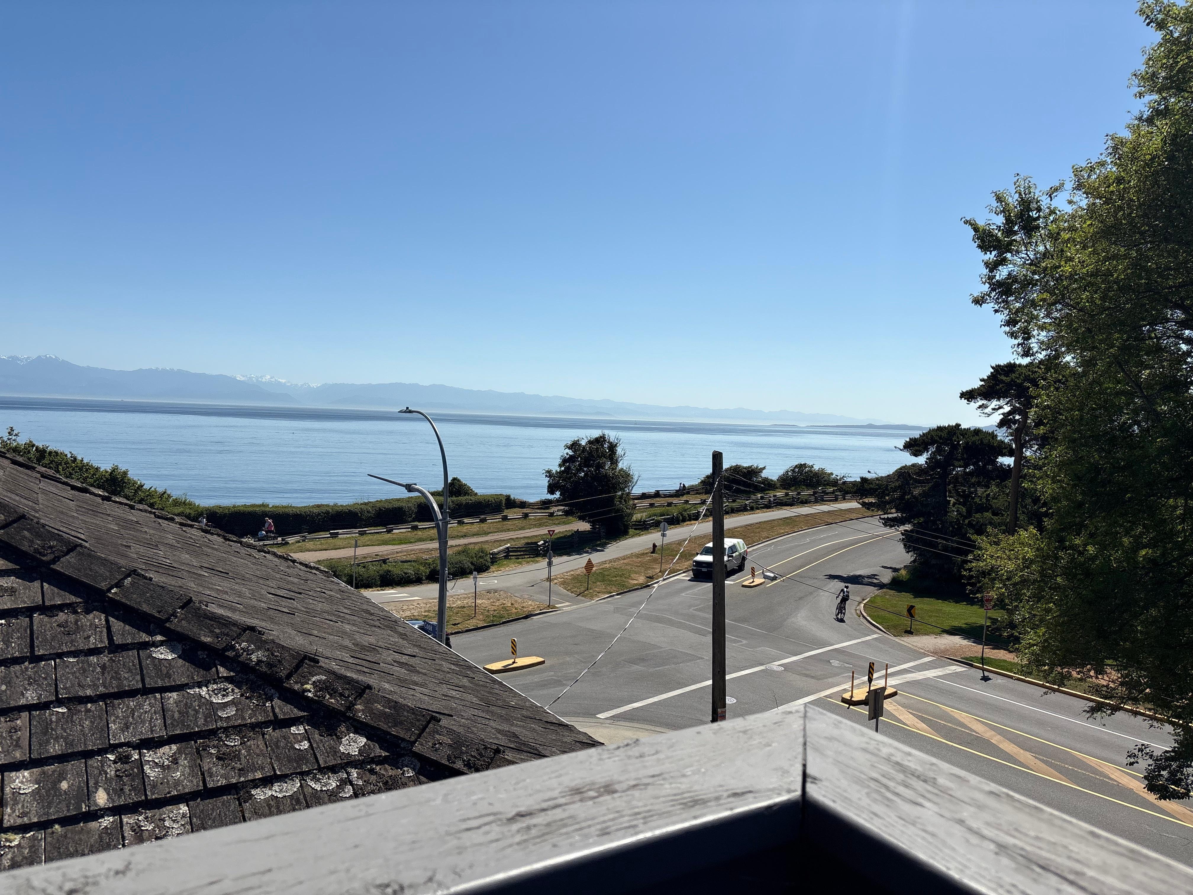 view from the balcony