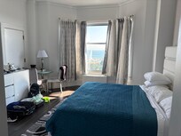 Lake view bedroom view inside the room