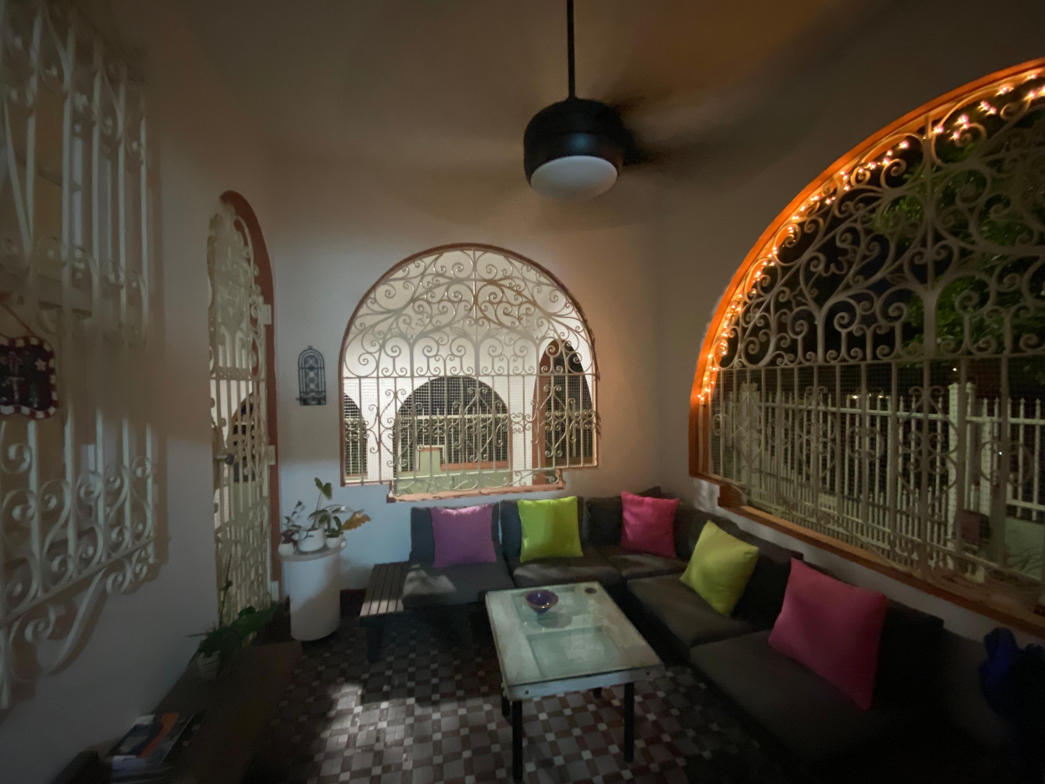 The vibe was festive and cozy