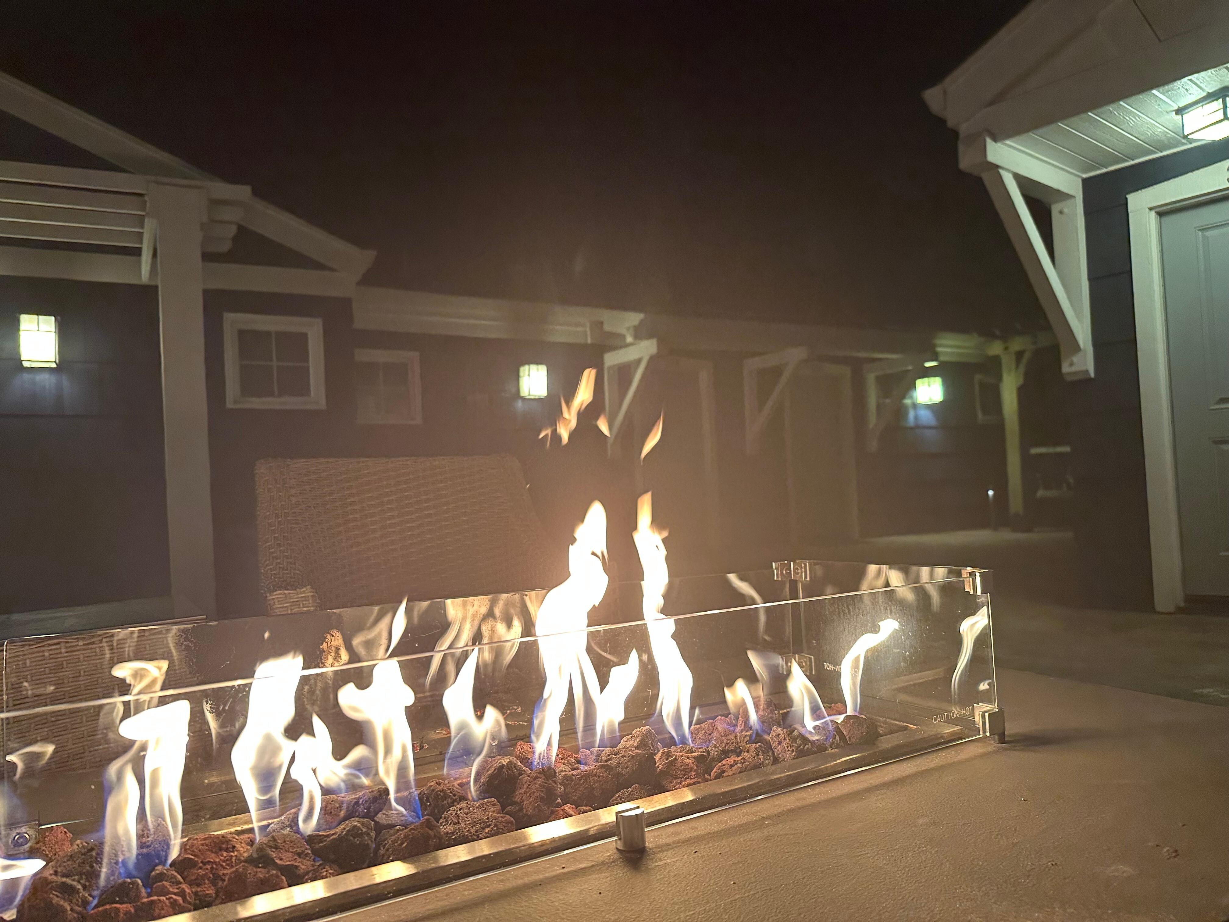 Communal firepit was fabulous 