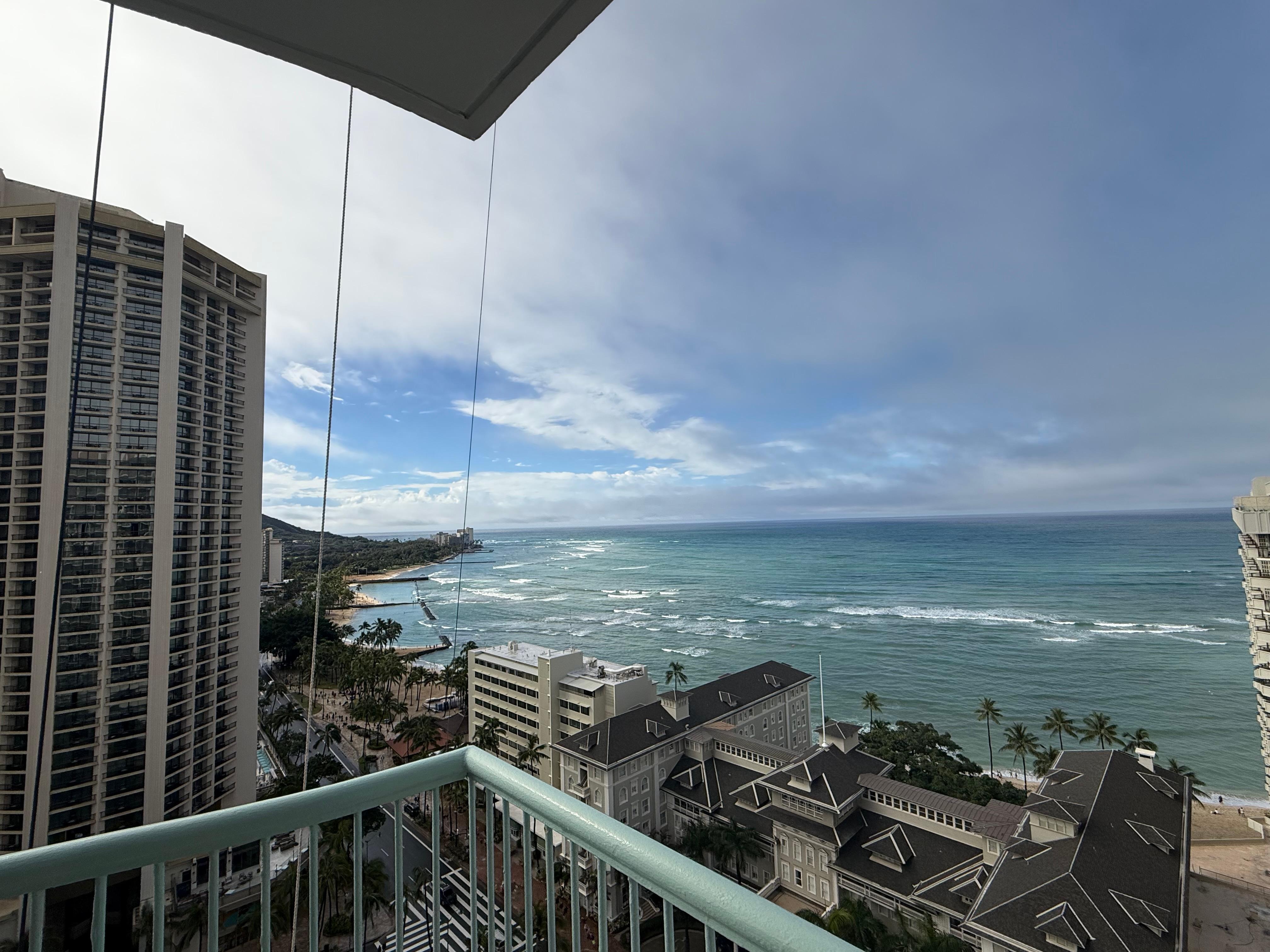 View from our room 2162