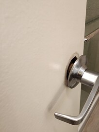 Bathroom Door Handle Needs Repair