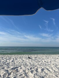 View from the beach