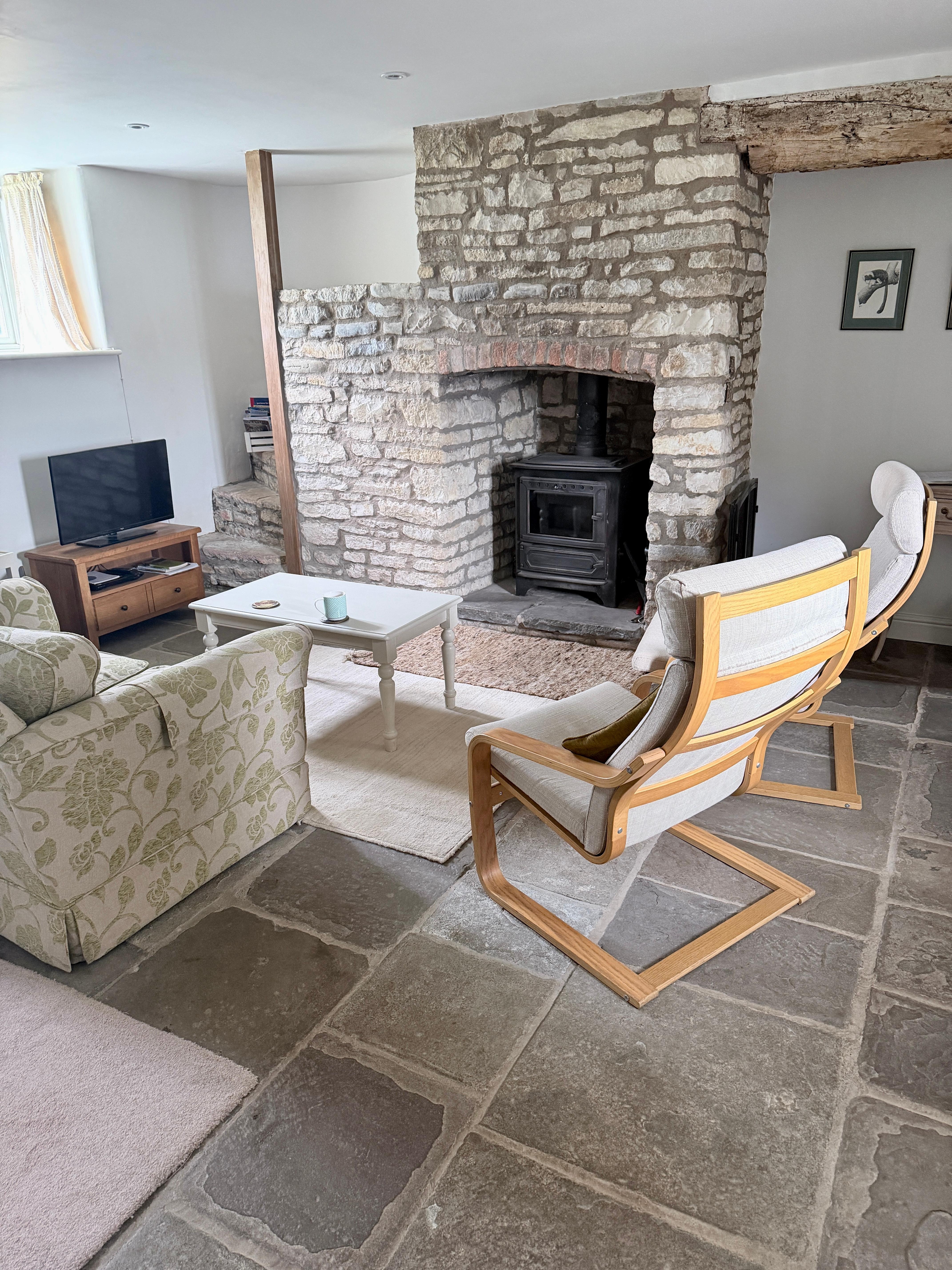 Living room of the cottage