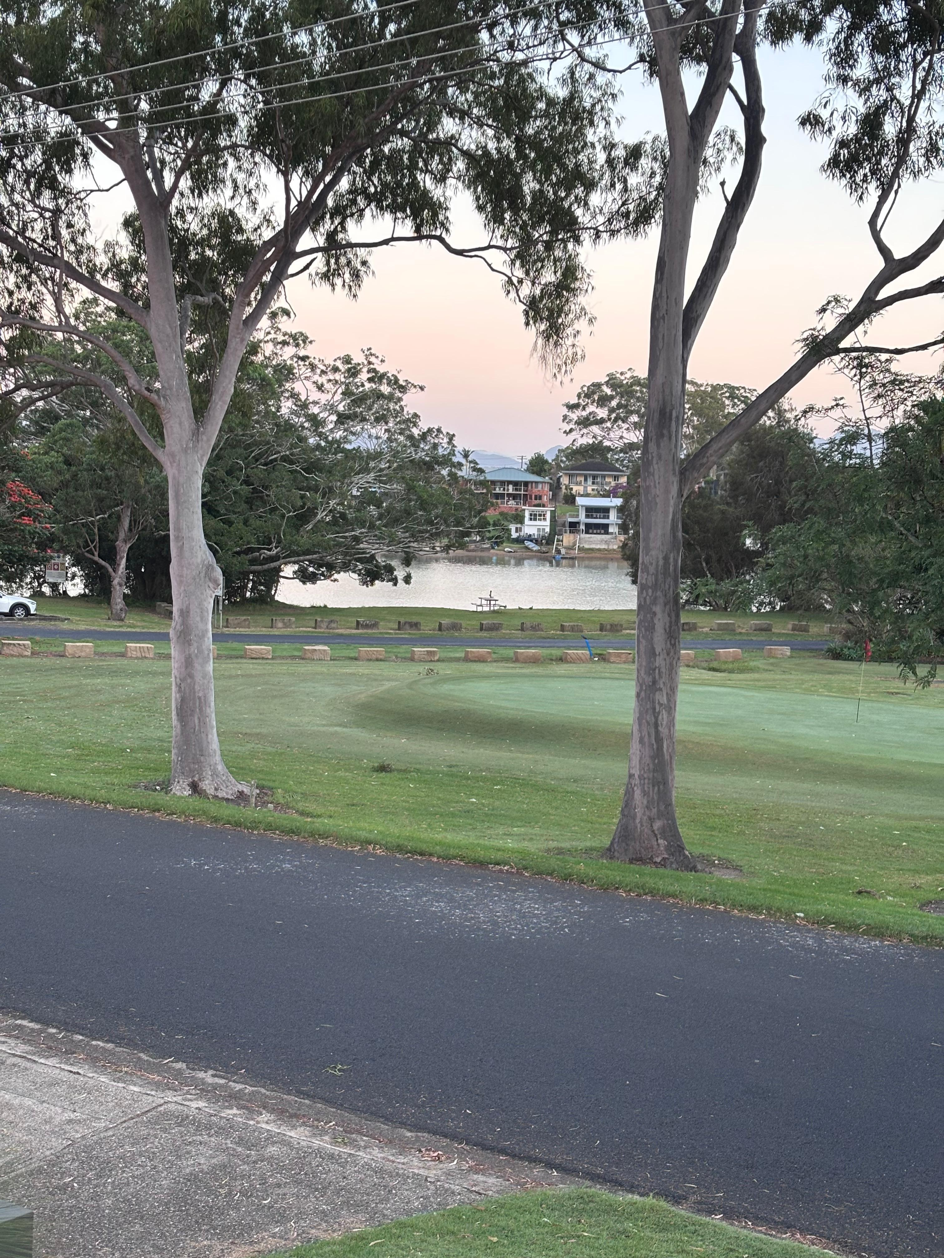 View from the upstairs balcony 