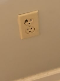 Broken outlet