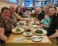 My wife's 75th Birthday, and our 55th Anniversary..with family