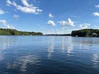 Lake view from the upper level of the dock
