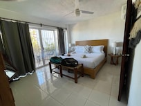 Bedroom with balcony