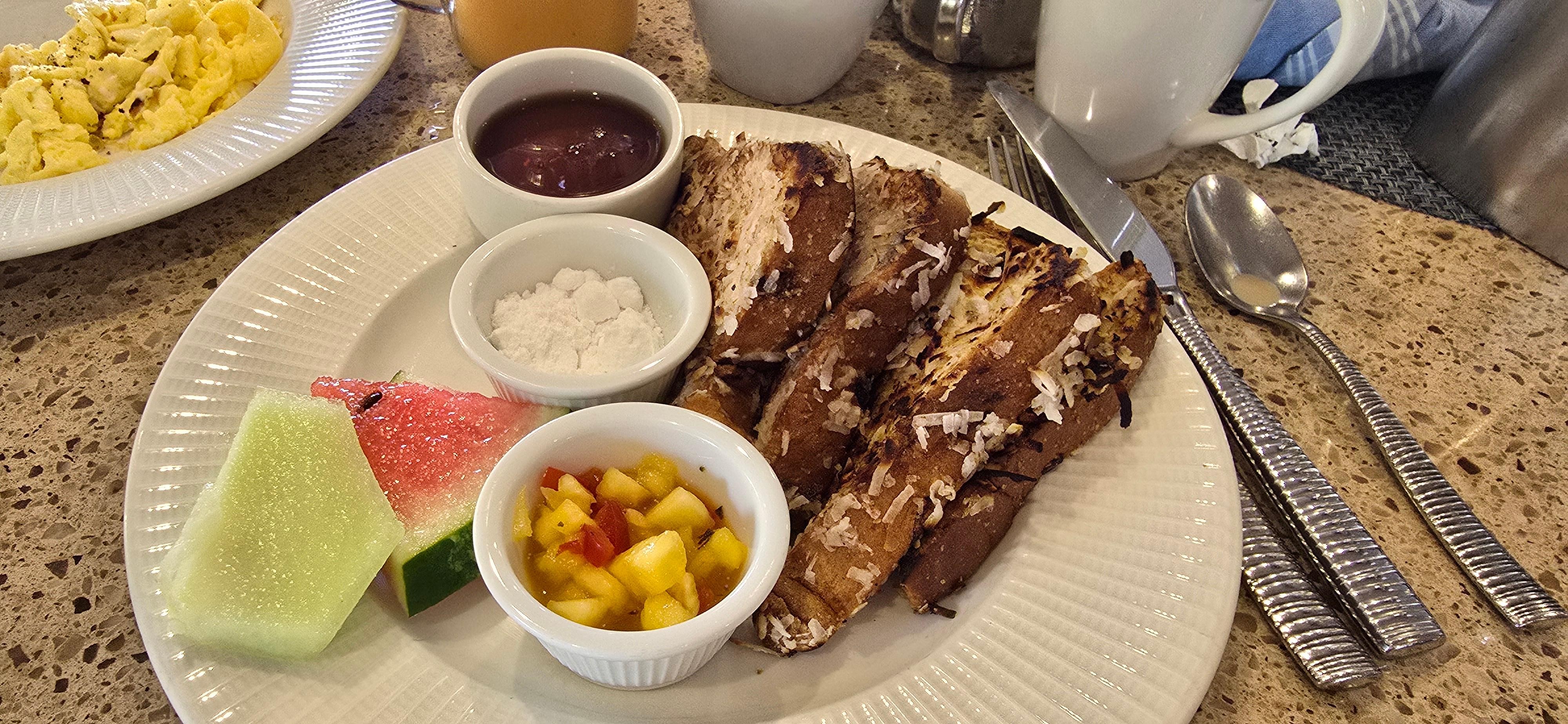 Coconut french toast