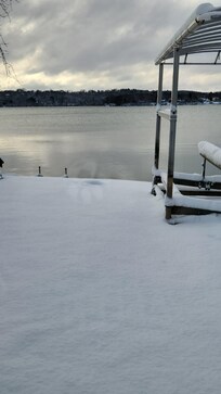 Fresh blanket of snow made the view even prettier.