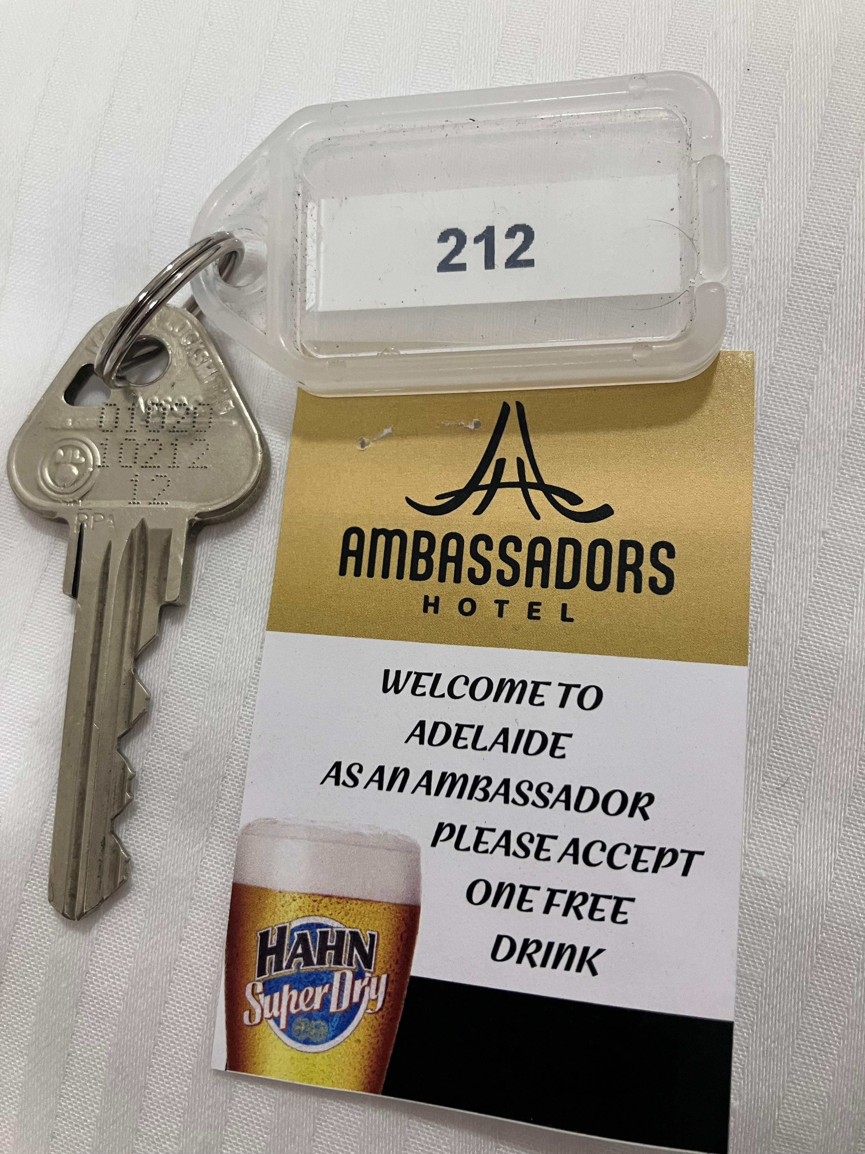 Free drink on arrival!