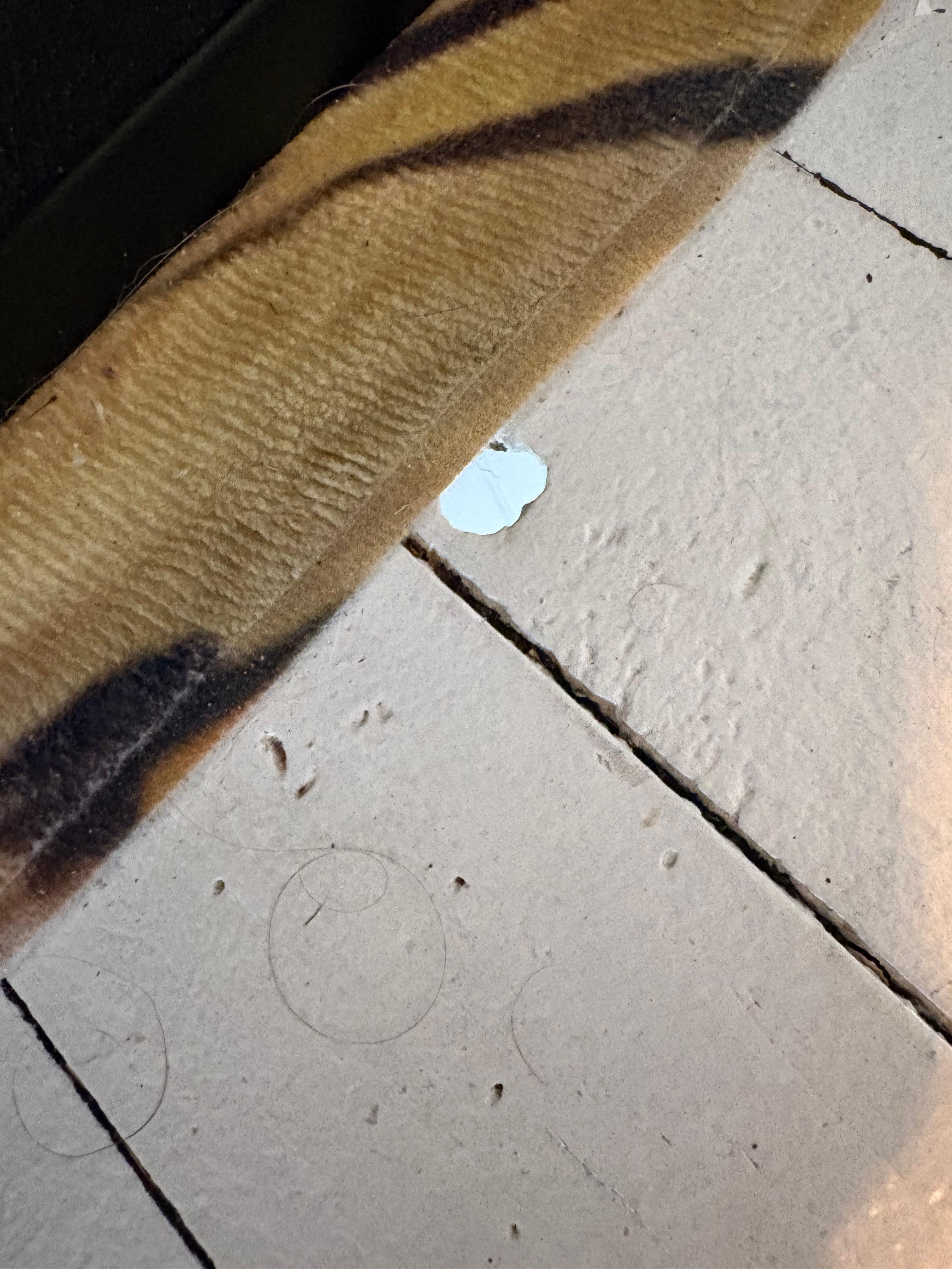 a cute little hole in the floor 