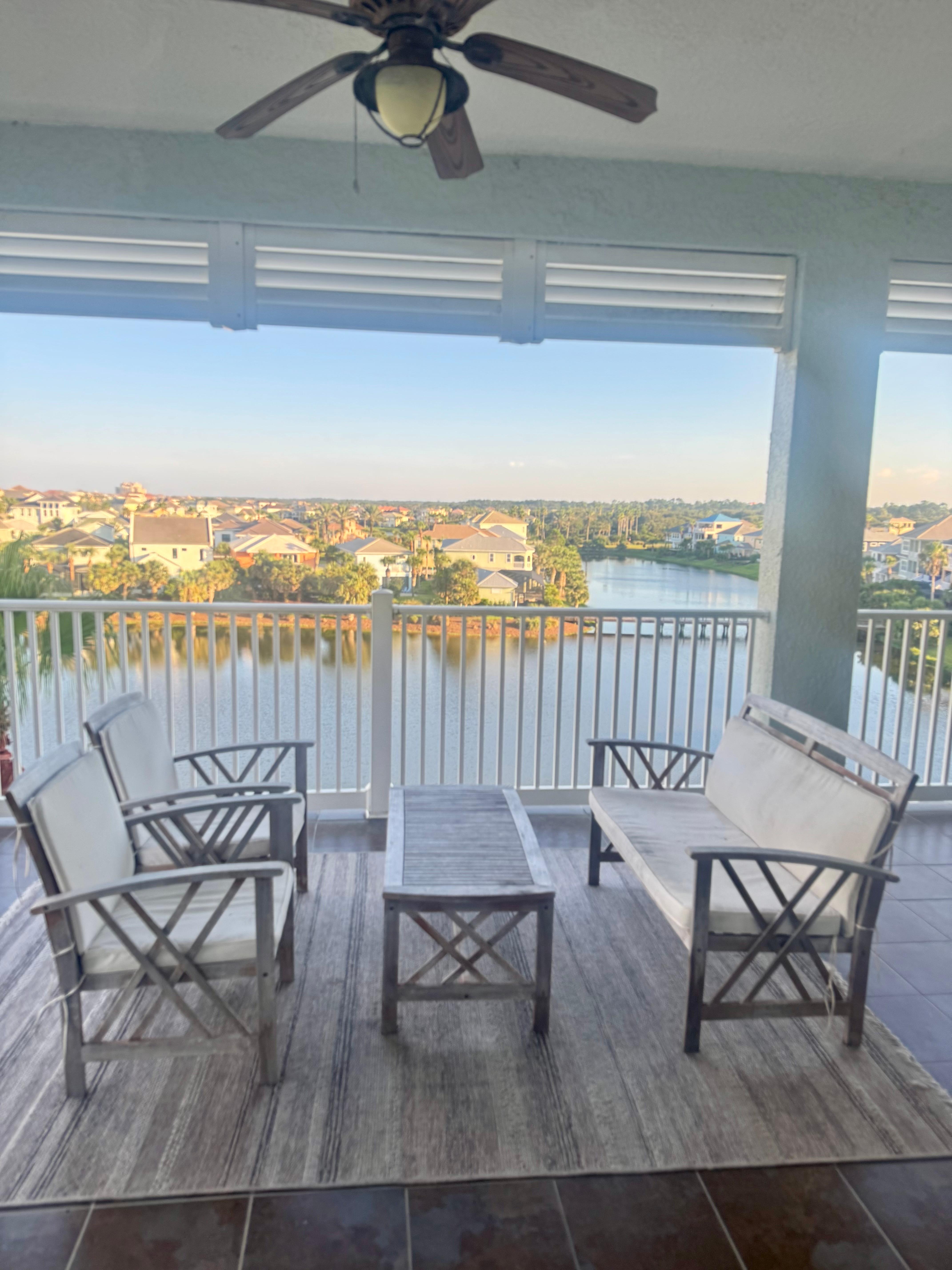 Outside balcony - which we sat on every morning! 