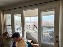 covered balcony extends living space