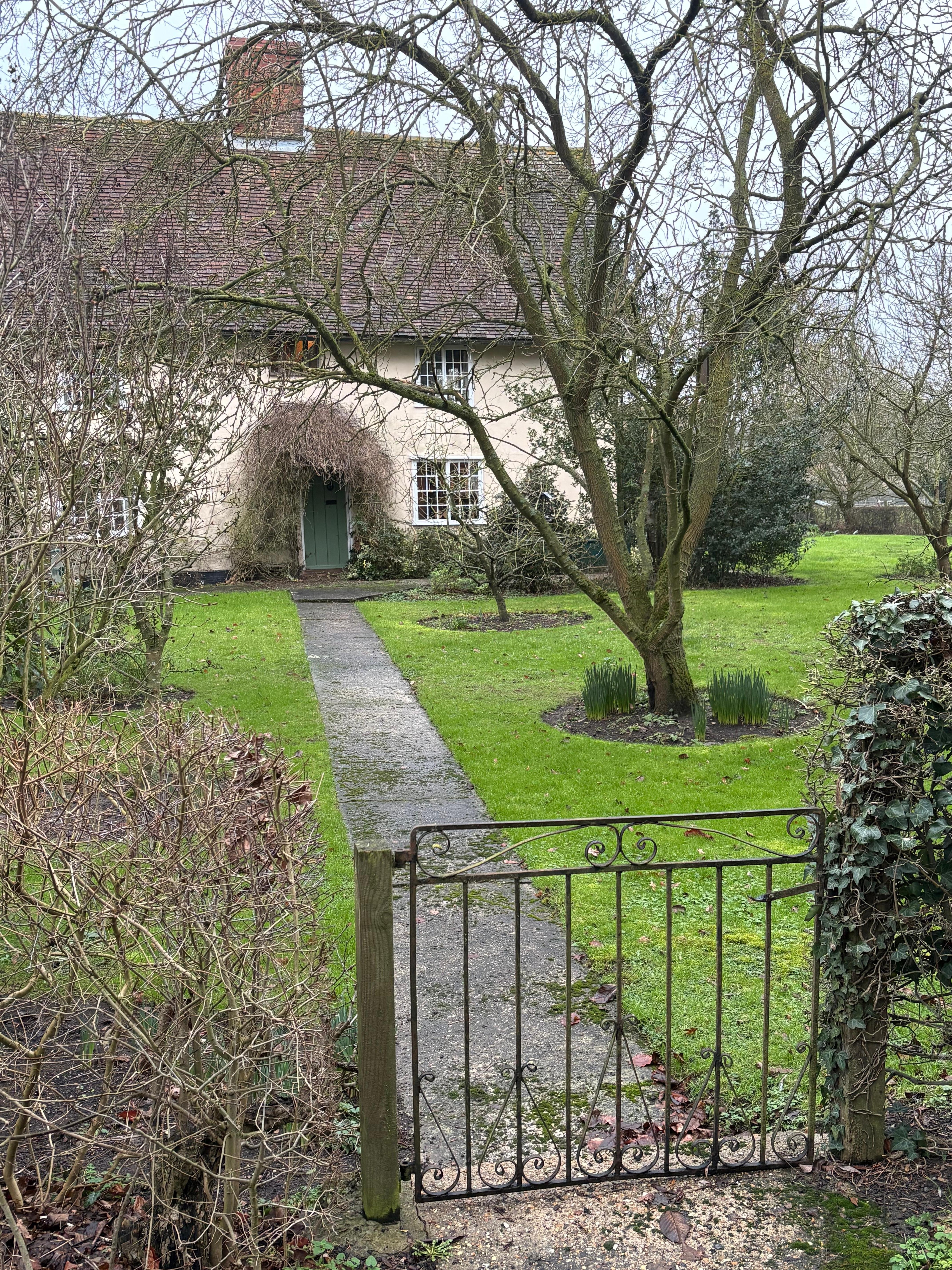 View of cottage from road