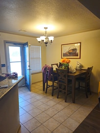 Kitchen and dining area.