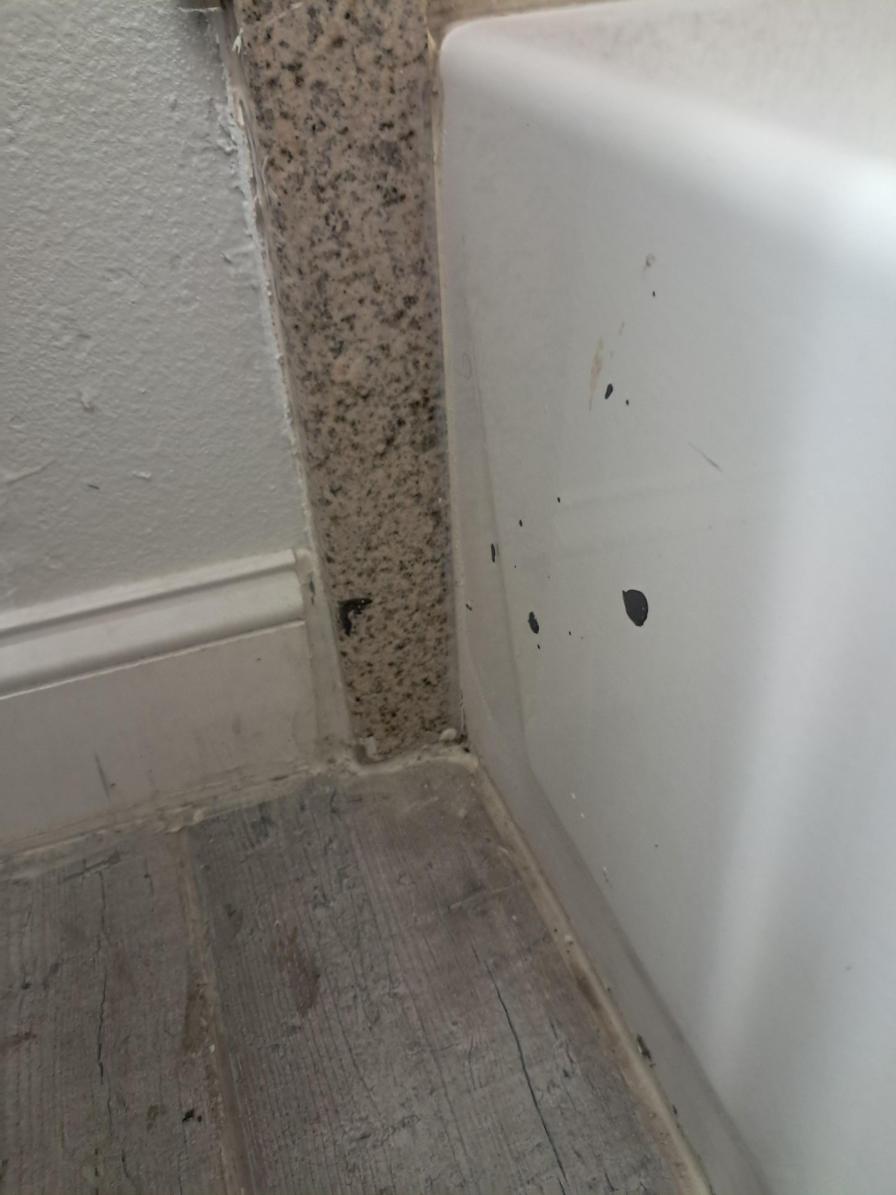 Poop on tub