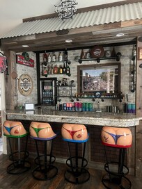 Bar area was fun