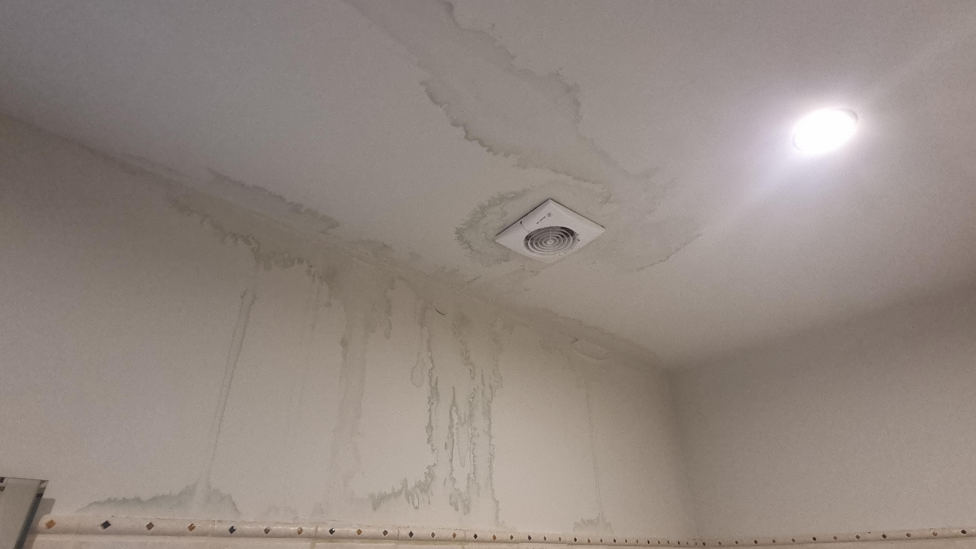 Grave problema de humedad