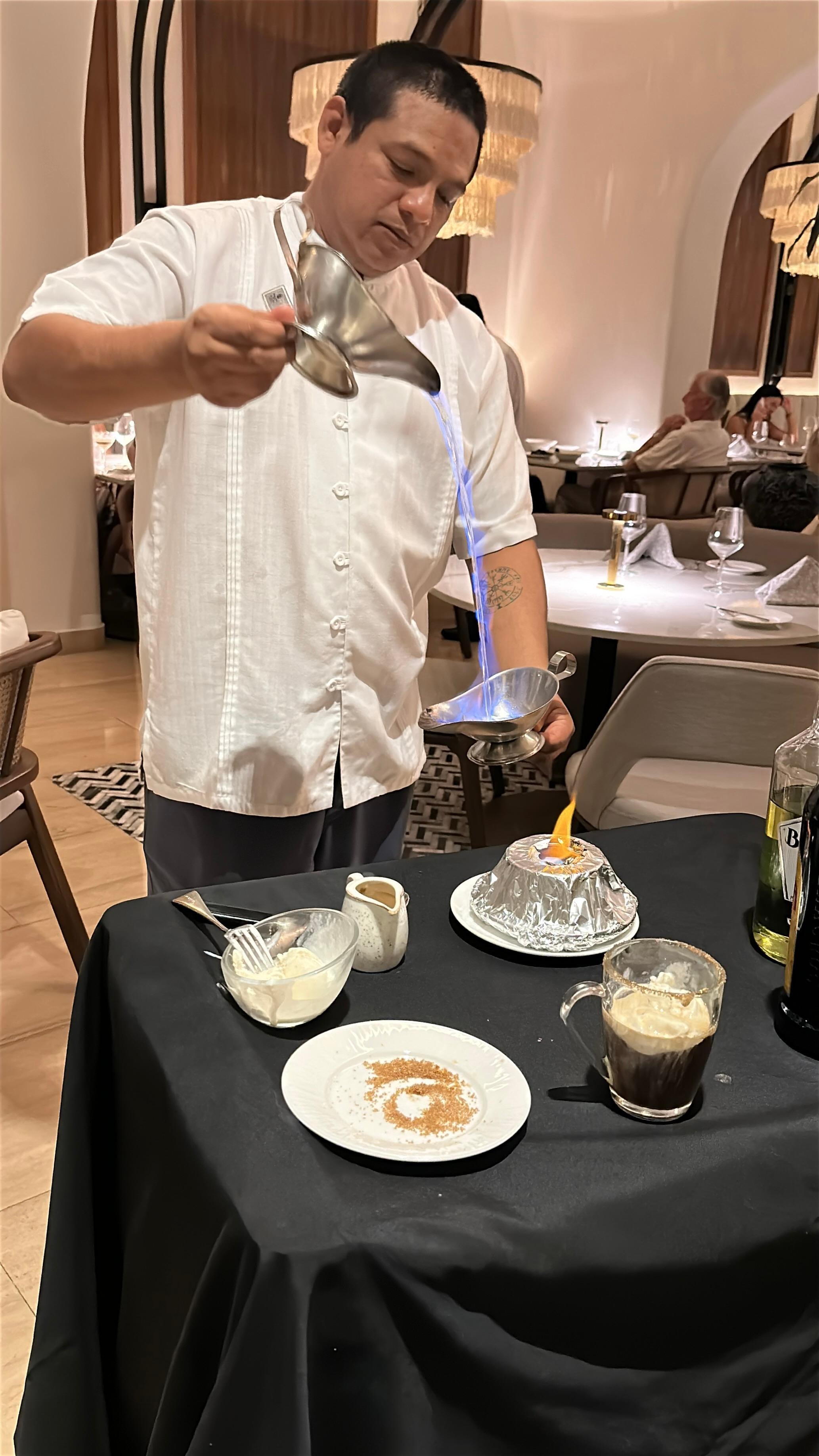 Special coffee dessert