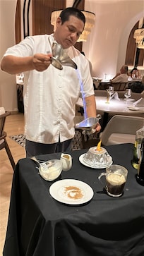 Special coffee dessert