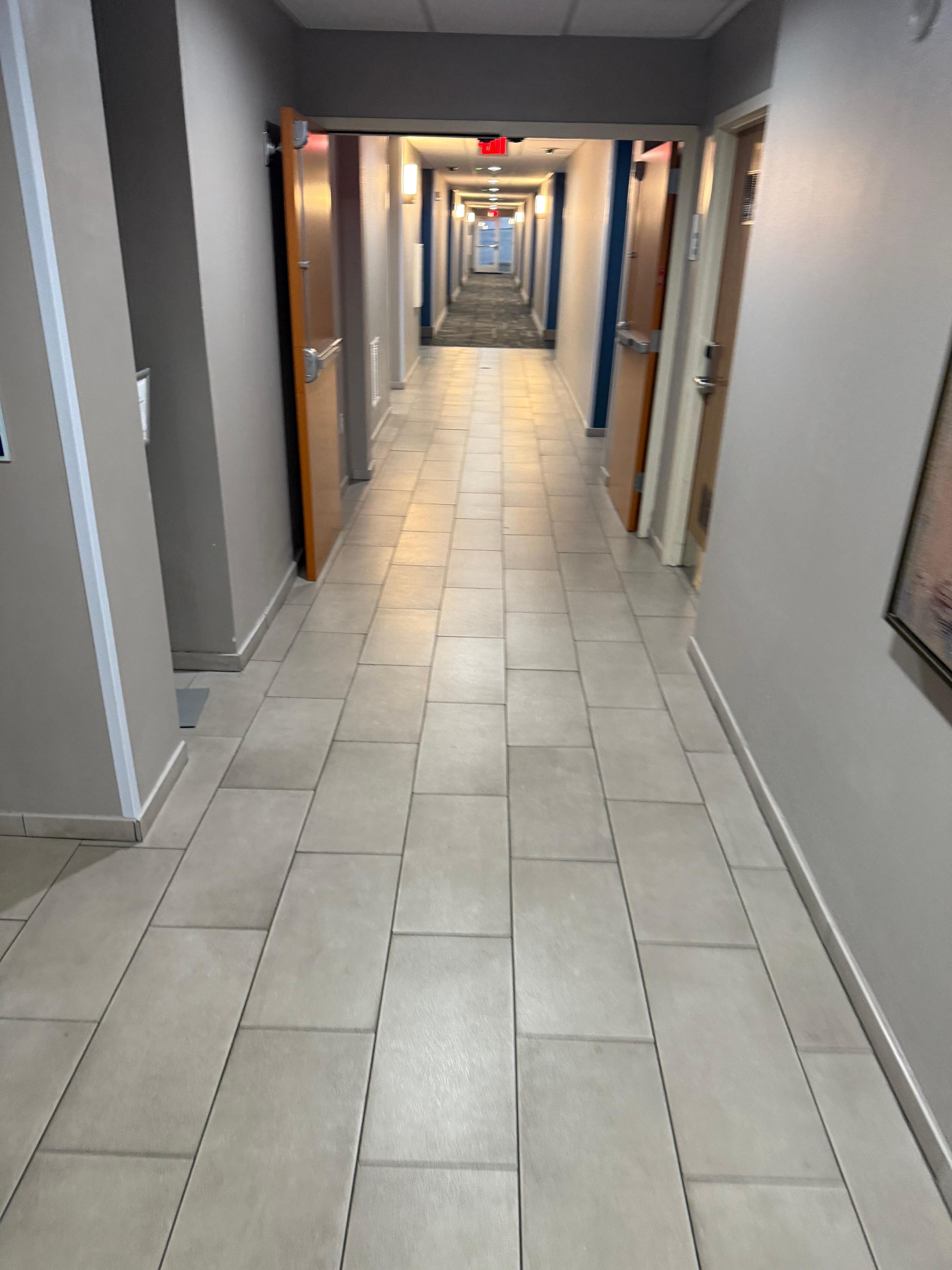 From my room to access the breakfast and the front desk was a far walk 