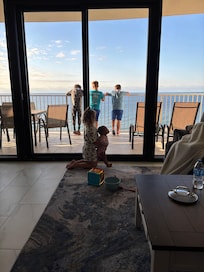 Beautiful View of the beach, pool, and The Gulf of America