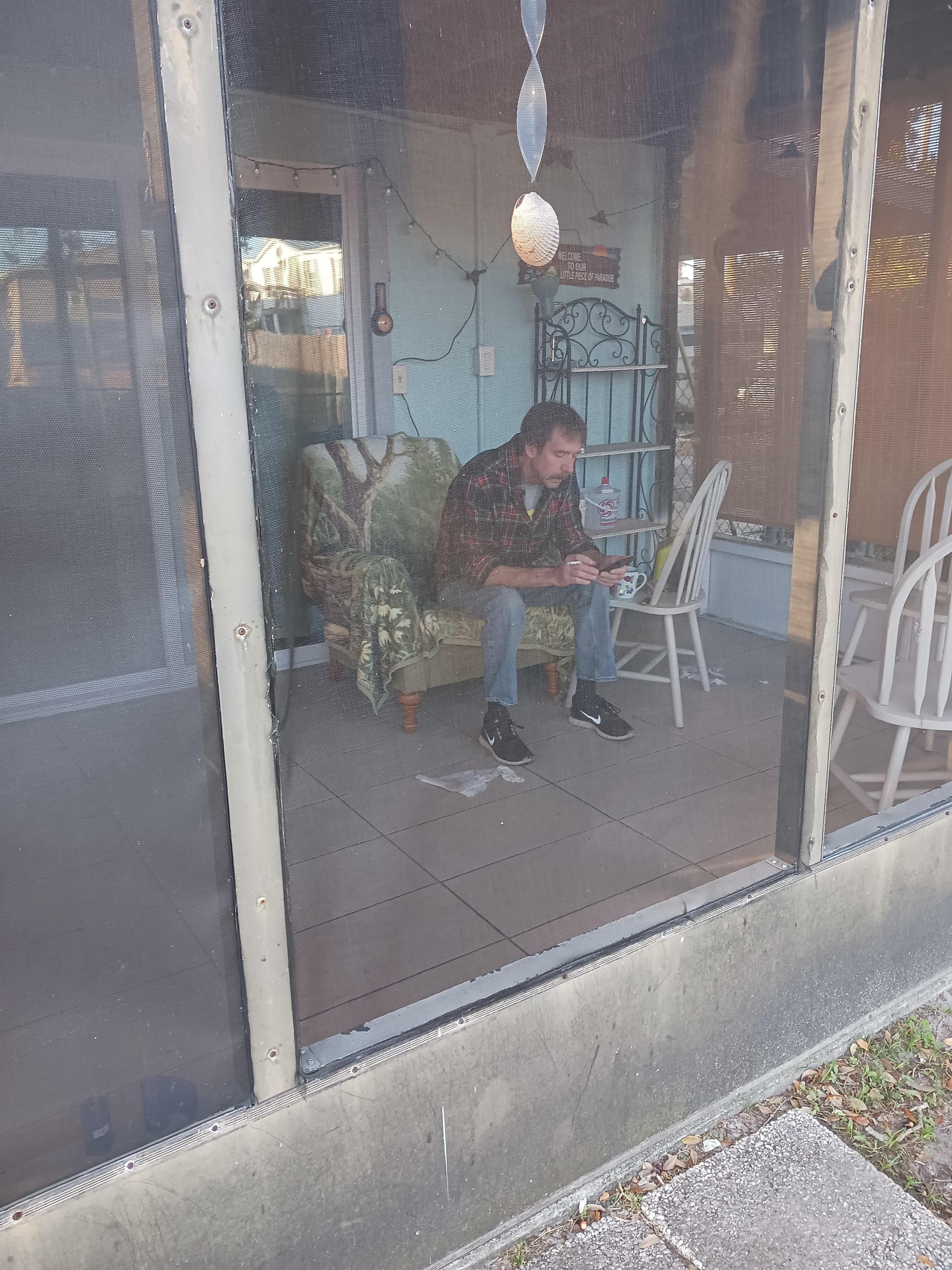 Great screened in porch.