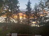 Sunrise from the porch