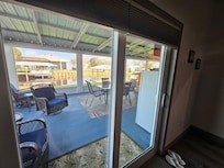 Love having access from the bedroom to the outside entertainment