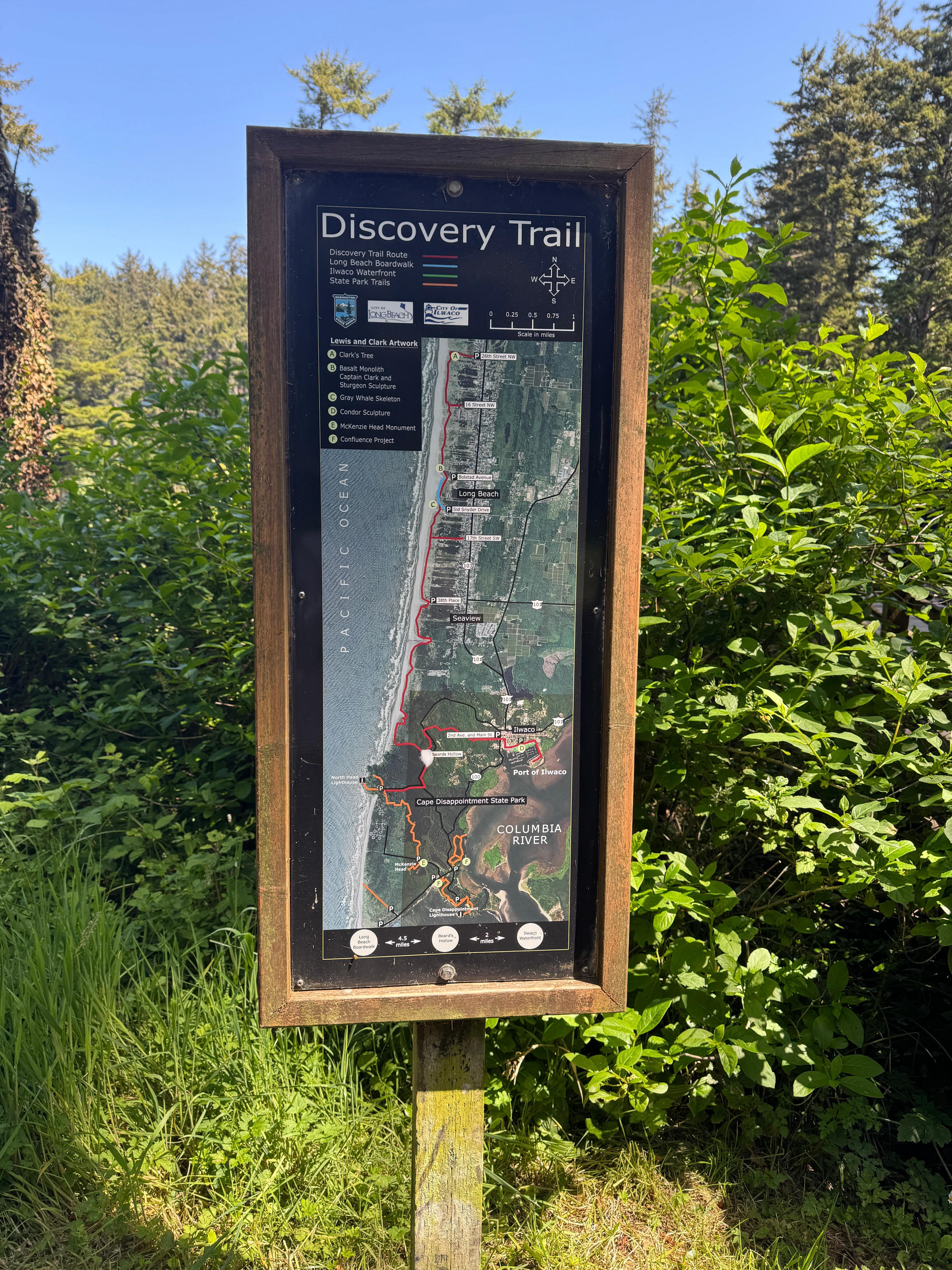 Discovery trail map