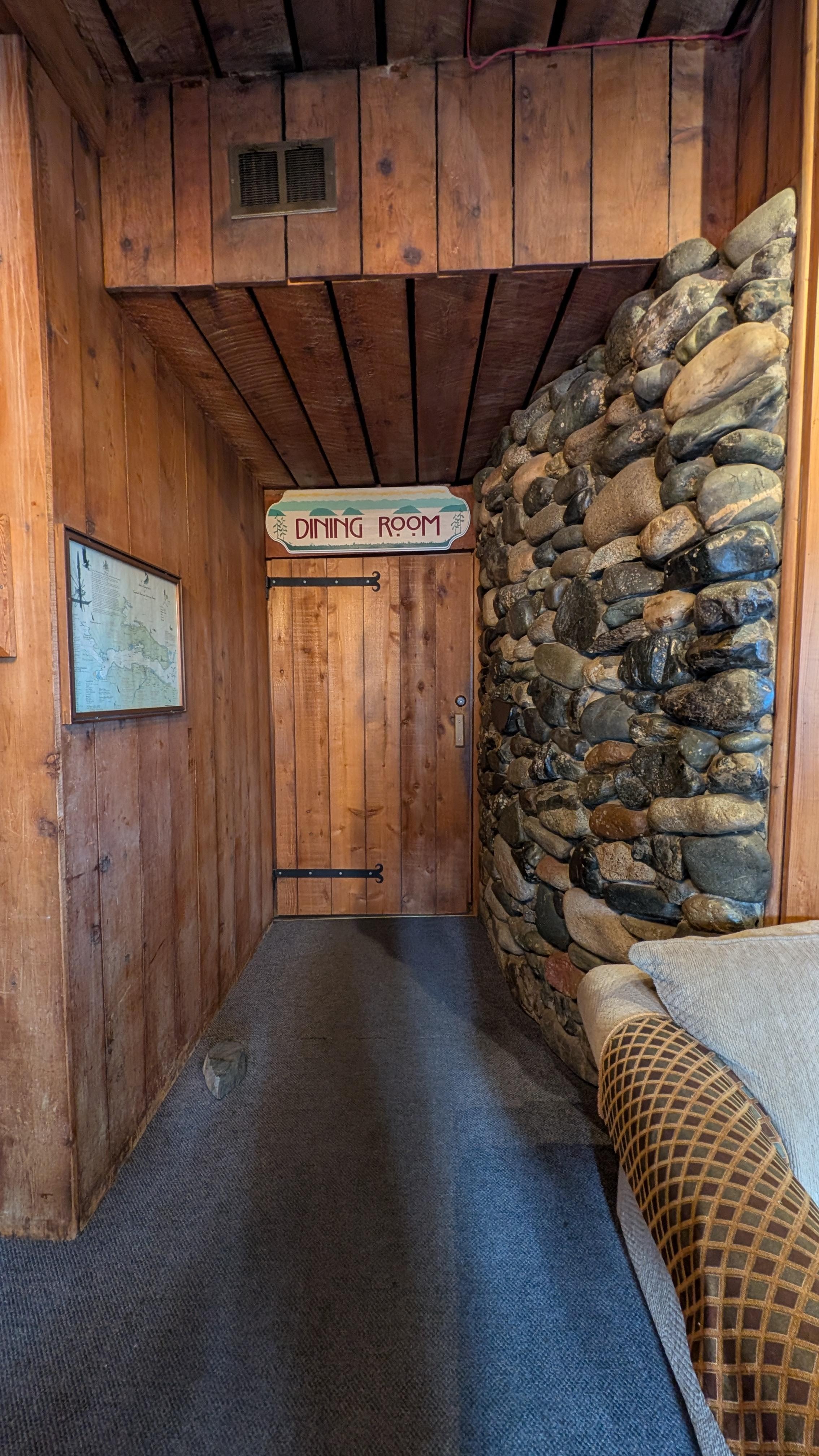 shot of interior hotel entrance